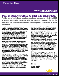 2009 newsletter